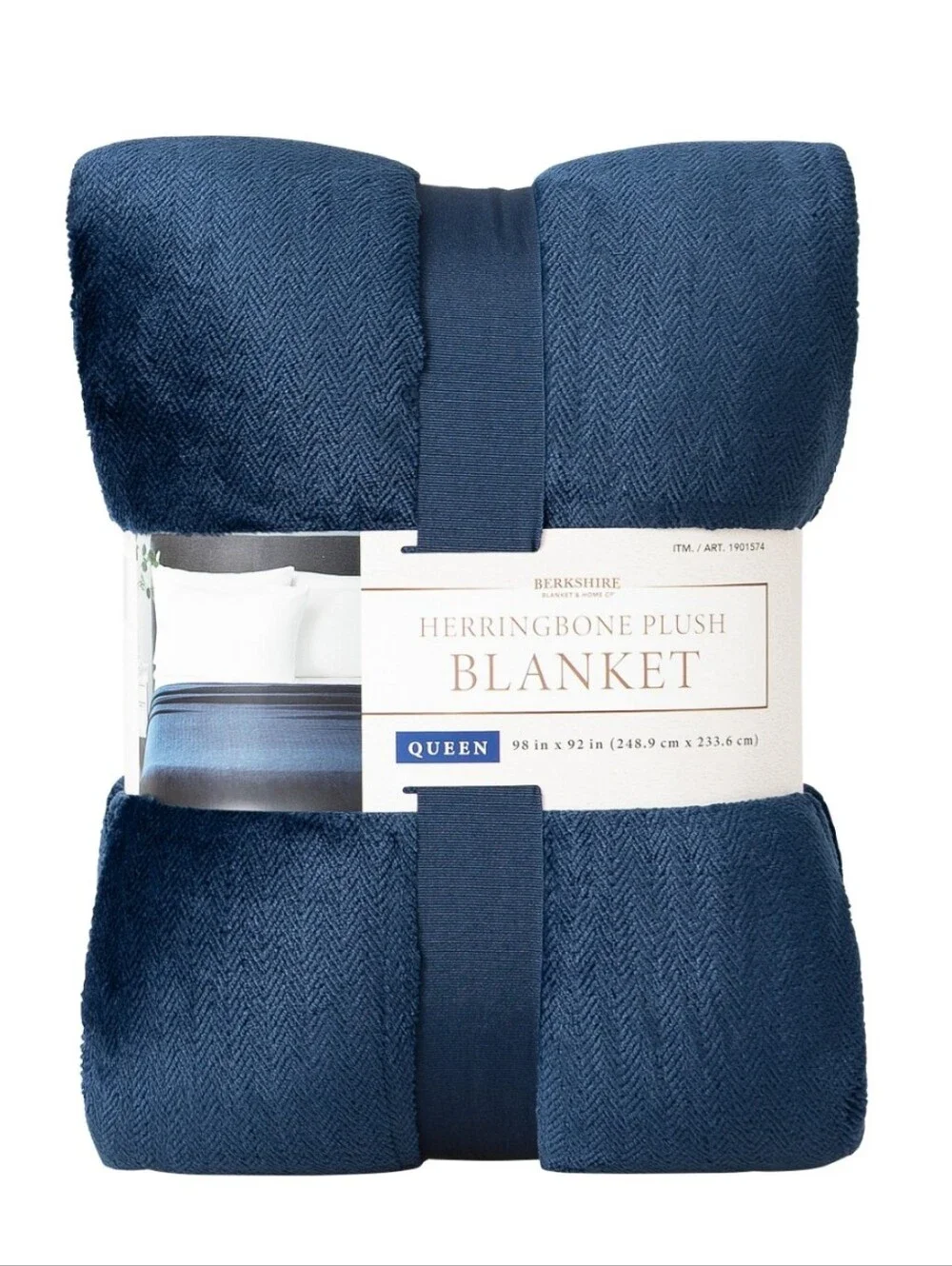 (6,)Berkshire Herringbone Plush Velvet  Blanket